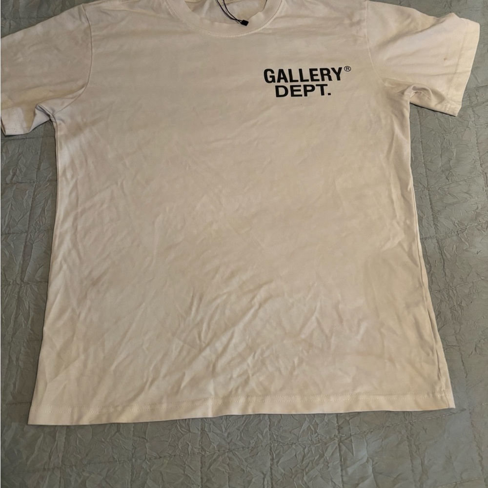 Gallery Dept White Short Sleeve Tee